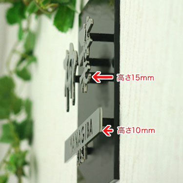 表札GHO-ZM-HS01「HS-01」ZM表札